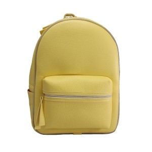 Mochila Amarela Lisa