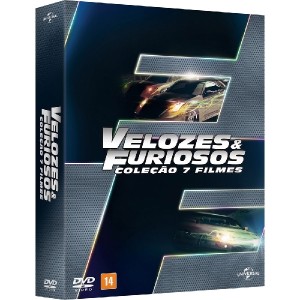 DVD - Velozes e Furiosos - Coleção 7 Filmes (7 Discos)
