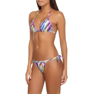 Biquíni Agua Doce Estampa Pixel - Azul Royal / Roxo