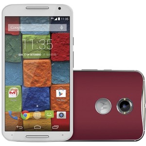 Smartphone Motorola Moto X 2ª Geração Rouge Desbloqueado Android Lollipop 5.0 Tela 5.2" 32GB 4G Wi-Fi Câmera 13MP - Vermelho
